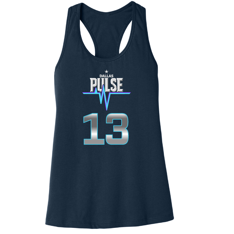 Dallas Pulse Jersey Racerback Tank - Speaks