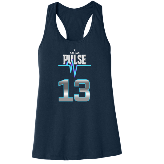Dallas Pulse Jersey Racerback Tank - Speaks