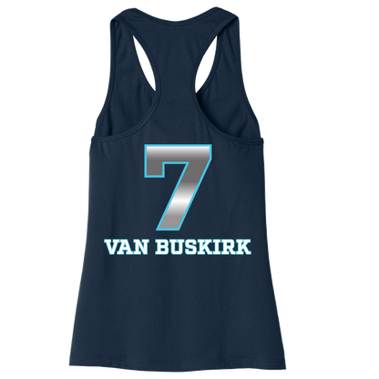 Dallas Pulse Jersey Racerback Tank - Van Buskirk