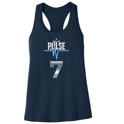 Dallas Pulse Jersey Racerback Tank - Van Buskirk