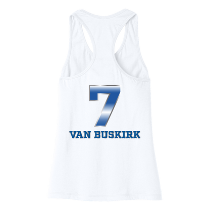 Dallas Pulse Jersey Racerback Tank - Van Buskirk