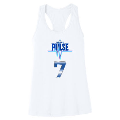 Dallas Pulse Jersey Racerback Tank - Van Buskirk