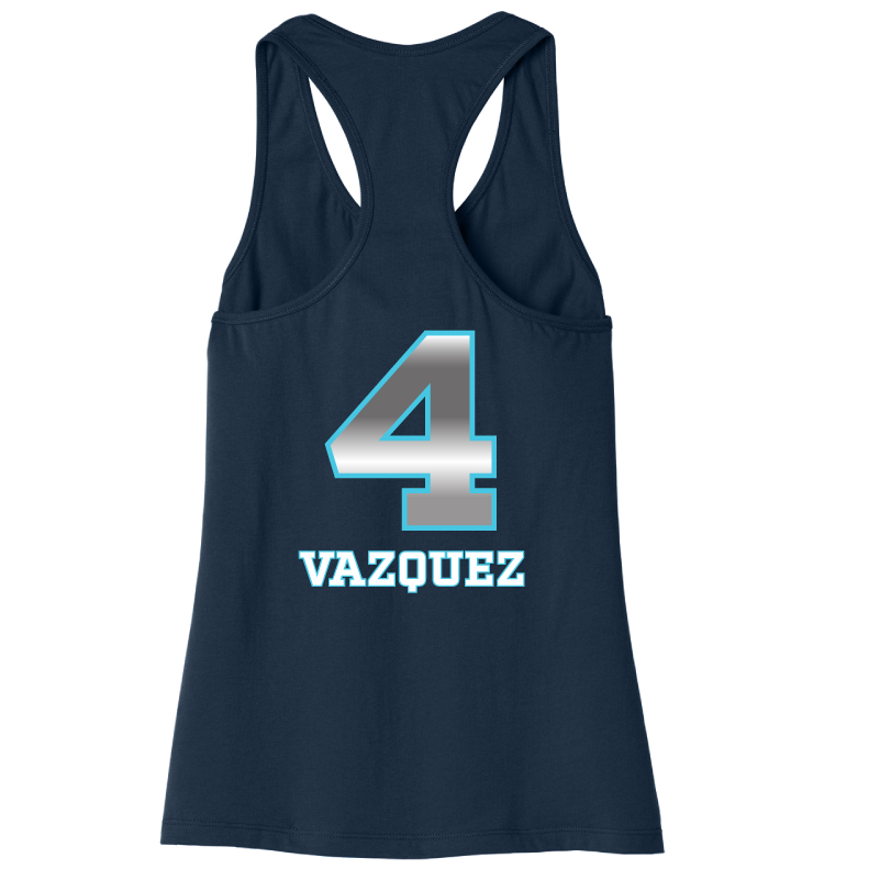 Dallas Pulse Jersey Racerback Tank - Vazquez