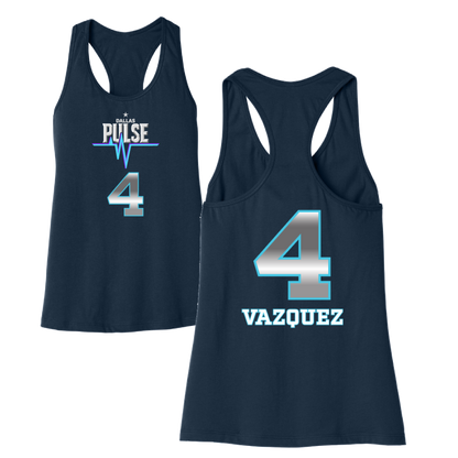 Dallas Pulse Jersey Racerback Tank - Vazquez