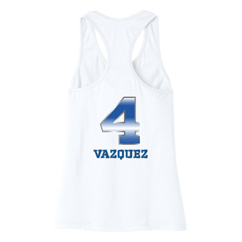 Dallas Pulse Jersey Racerback Tank - Vazquez