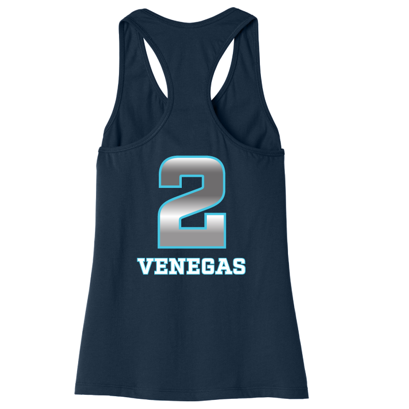 Dallas Pulse Jersey Racerback Tank - Venegas