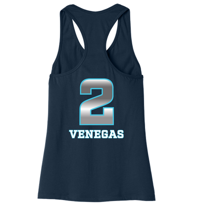 Dallas Pulse Jersey Racerback Tank - Venegas