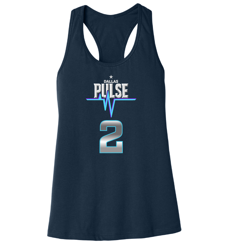 Dallas Pulse Jersey Racerback Tank - Venegas