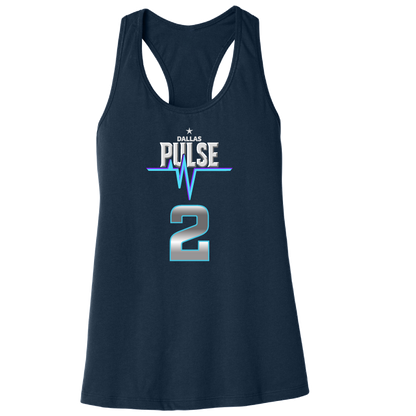 Dallas Pulse Jersey Racerback Tank - Venegas