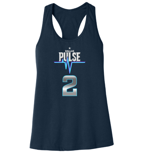 Dallas Pulse Jersey Racerback Tank - Venegas