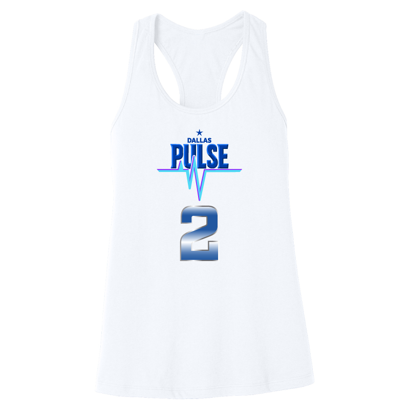 Dallas Pulse Jersey Racerback Tank - Venegas