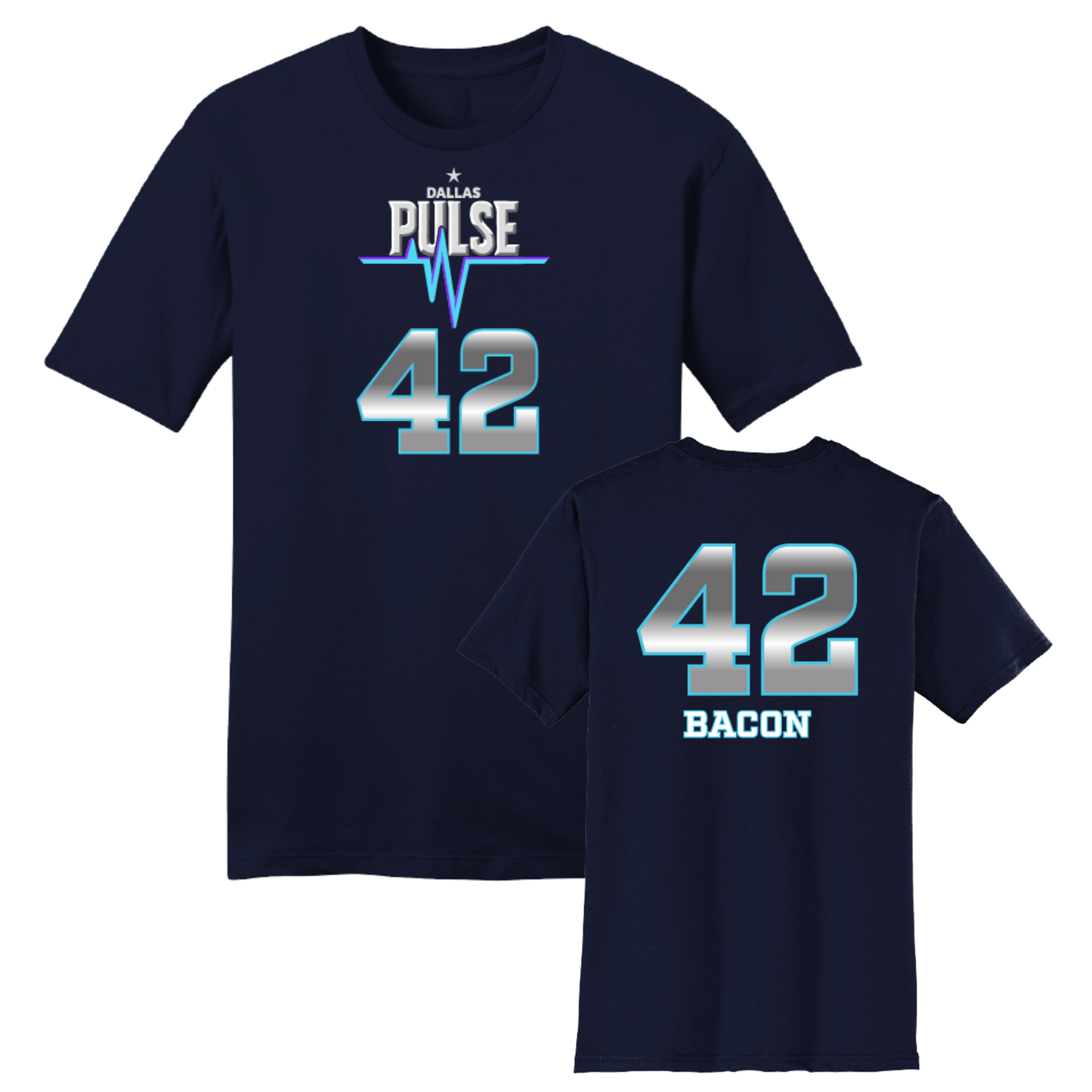 Dallas Pulse Jersey T-Shirt - Bacon