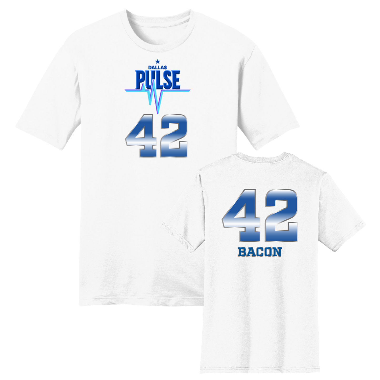 Dallas Pulse Jersey T-Shirt - Bacon