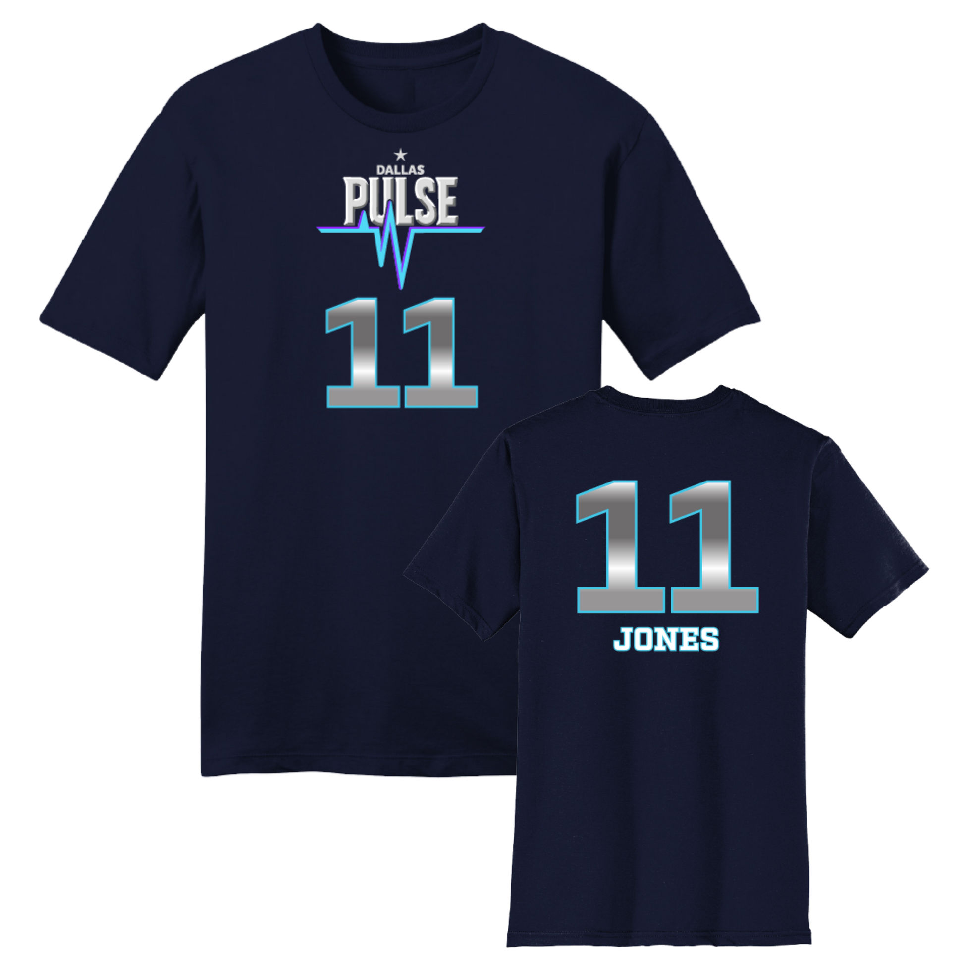 Dallas Pulse Jersey T-Shirt - Jones