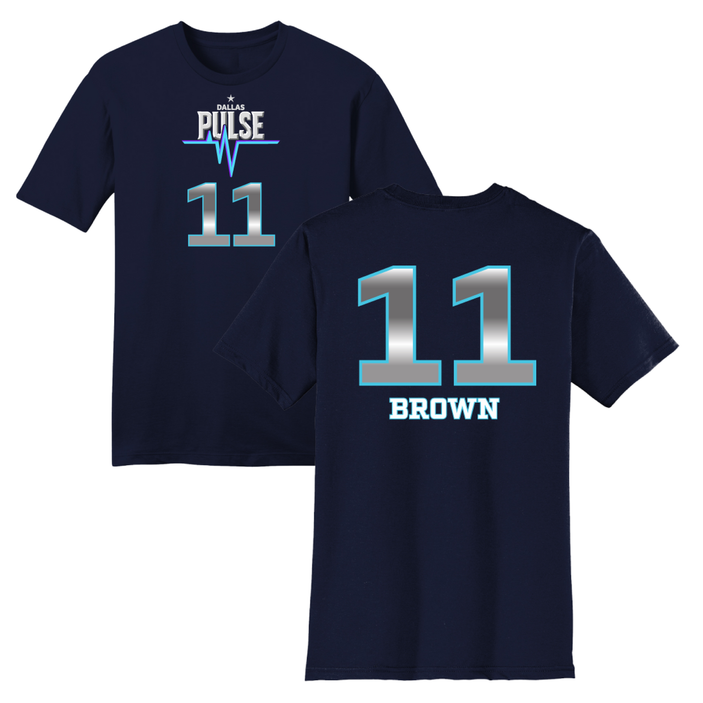 Dallas Pulse Jersey T-Shirt - K. Brown