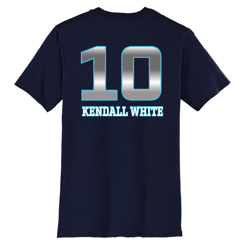 Dallas Pulse Jersey T-Shirt - Kendall White