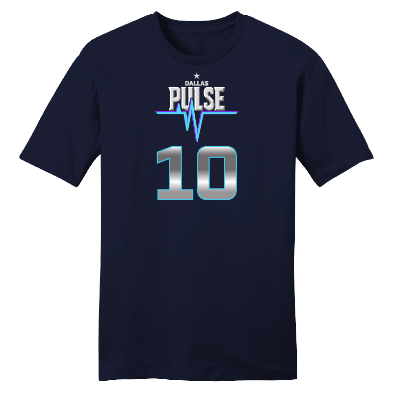 Dallas Pulse Jersey T-Shirt - Kendall White
