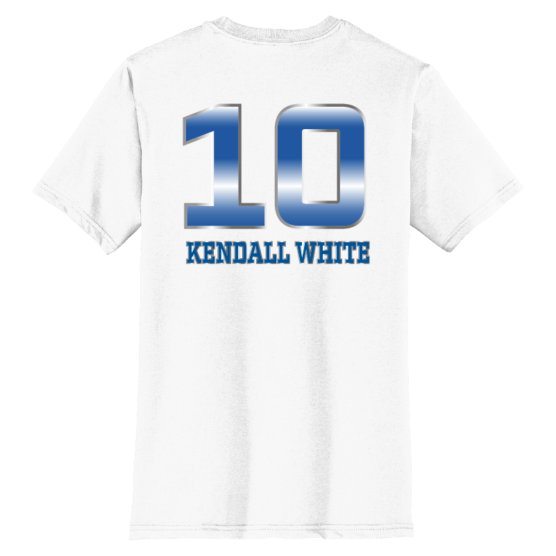 Dallas Pulse Jersey T-Shirt - Kendall White