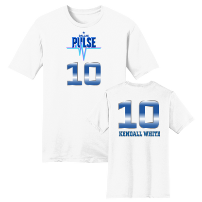 Dallas Pulse Jersey T-Shirt - Kendall White