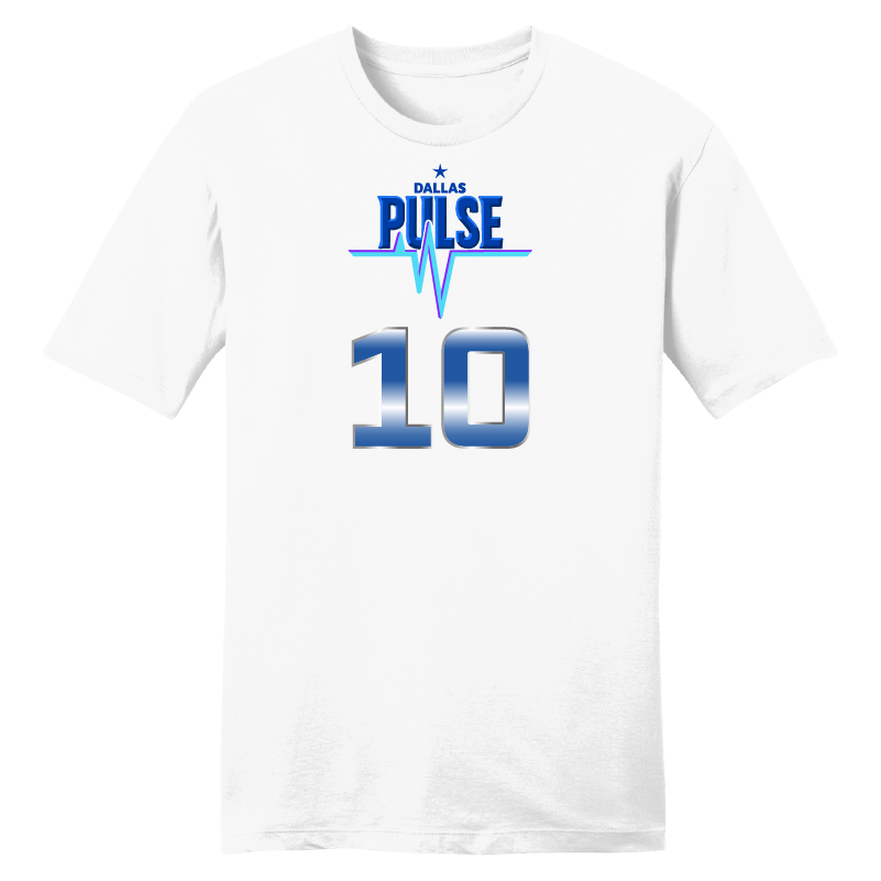 Dallas Pulse Jersey T-Shirt - Kendall White