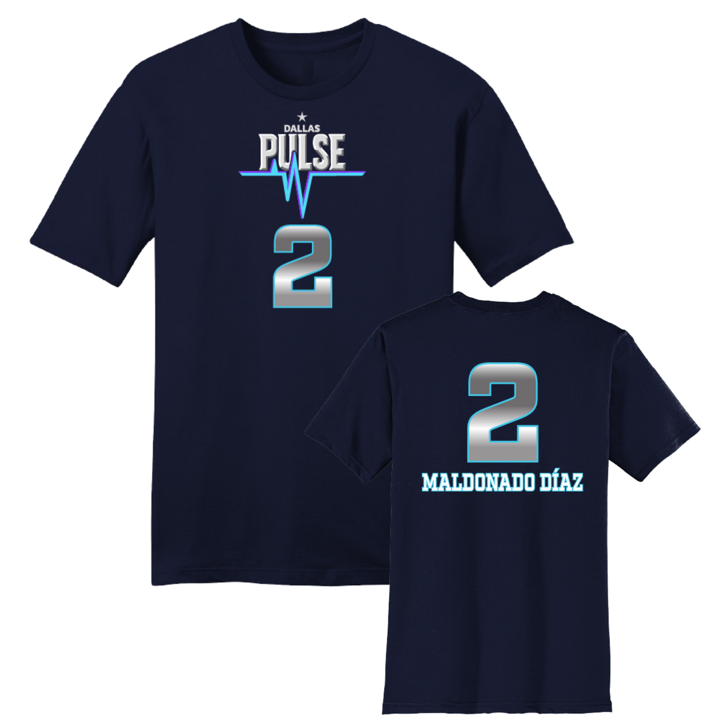 Dallas Pulse Jersey T-Shirt - Maldonado Díaz