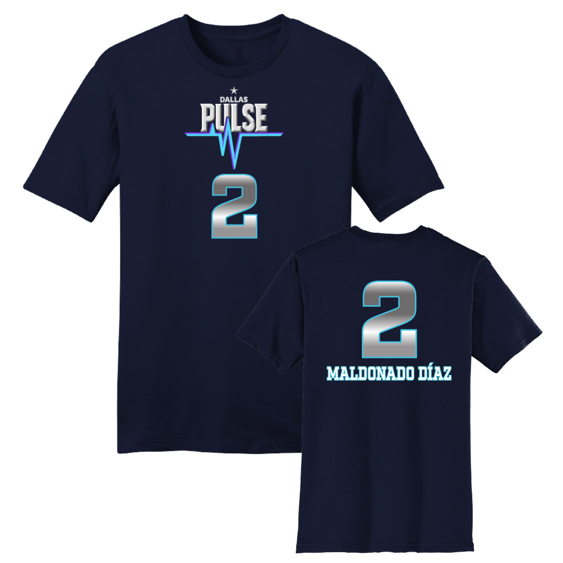 Dallas Pulse Jersey T-Shirt - Maldonado Díaz