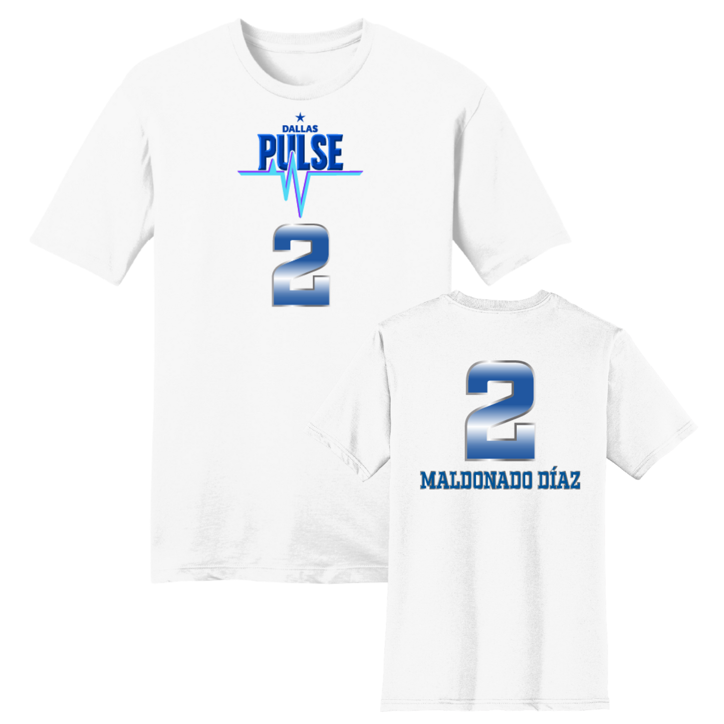 Dallas Pulse Jersey T-Shirt - Maldonado Díaz