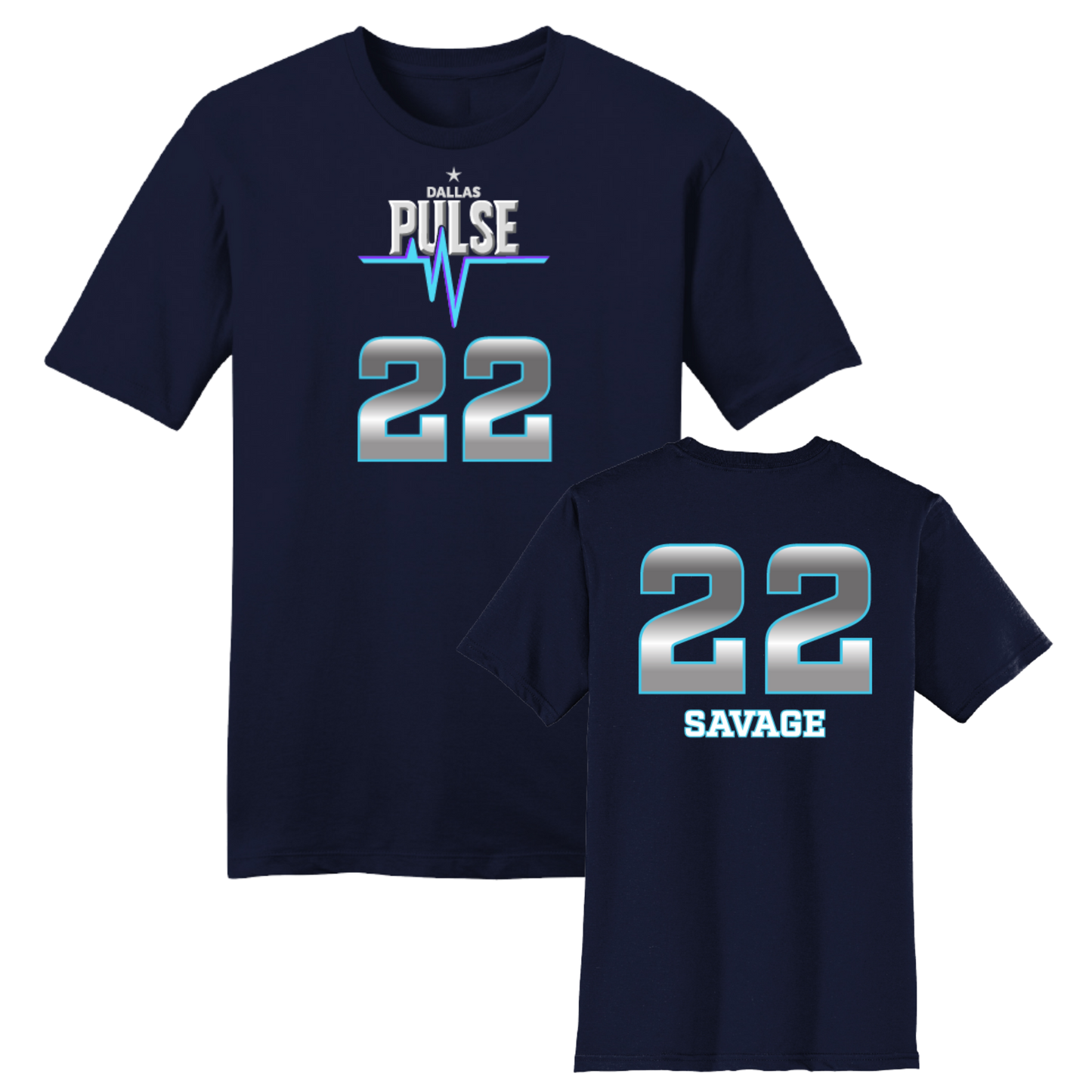 Dallas Pulse Jersey T-Shirt - Savage