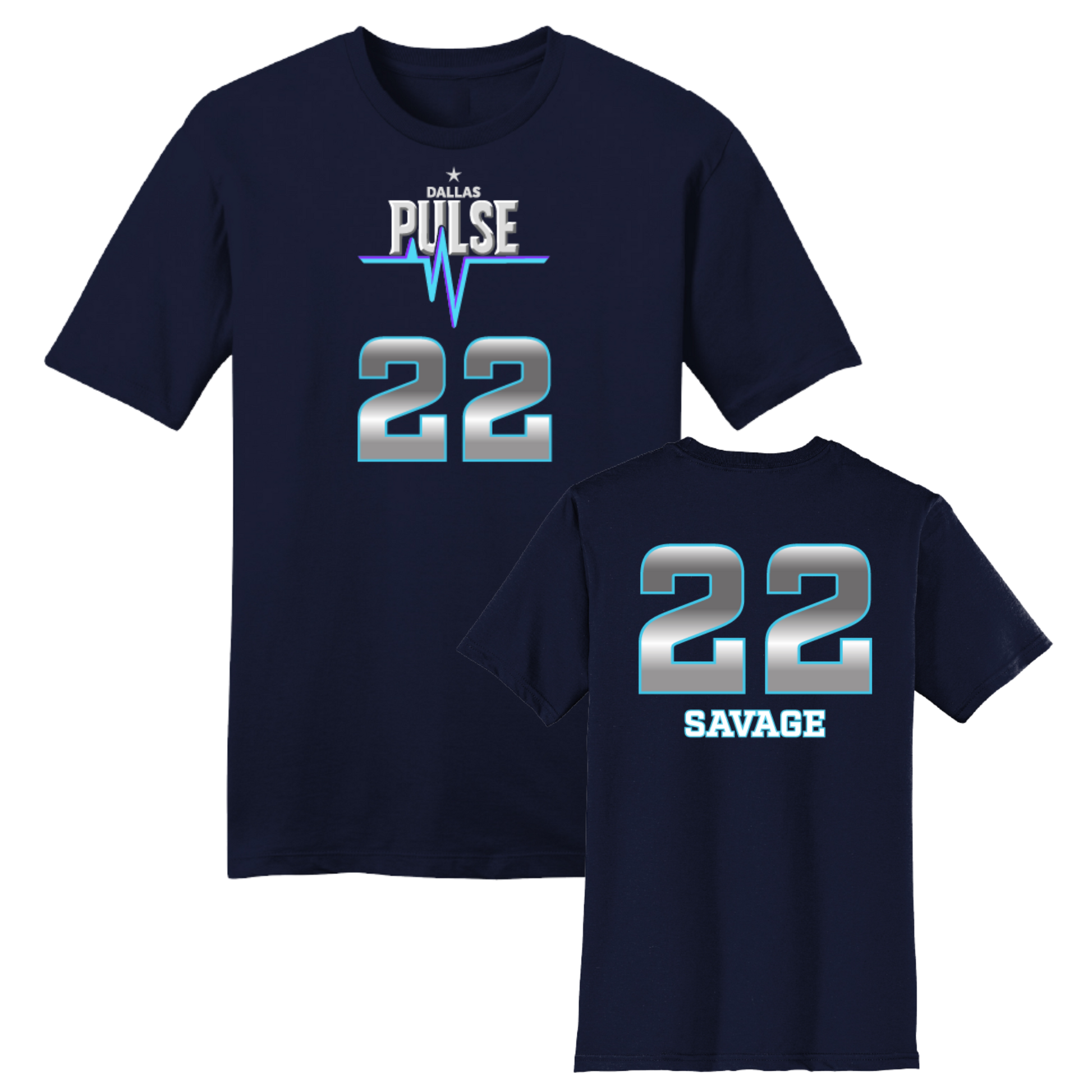 Dallas Pulse Jersey T-Shirt - Savage