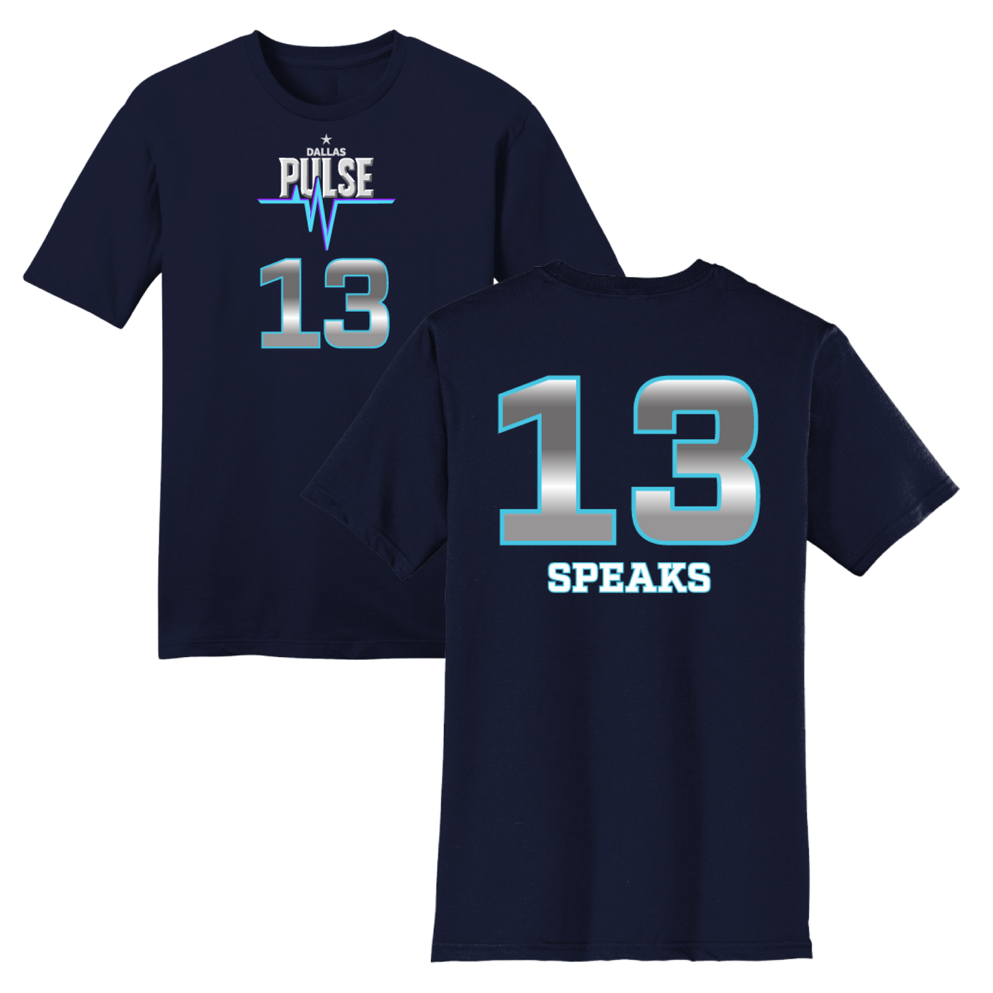 Dallas Pulse Jersey T-Shirt - Speaks