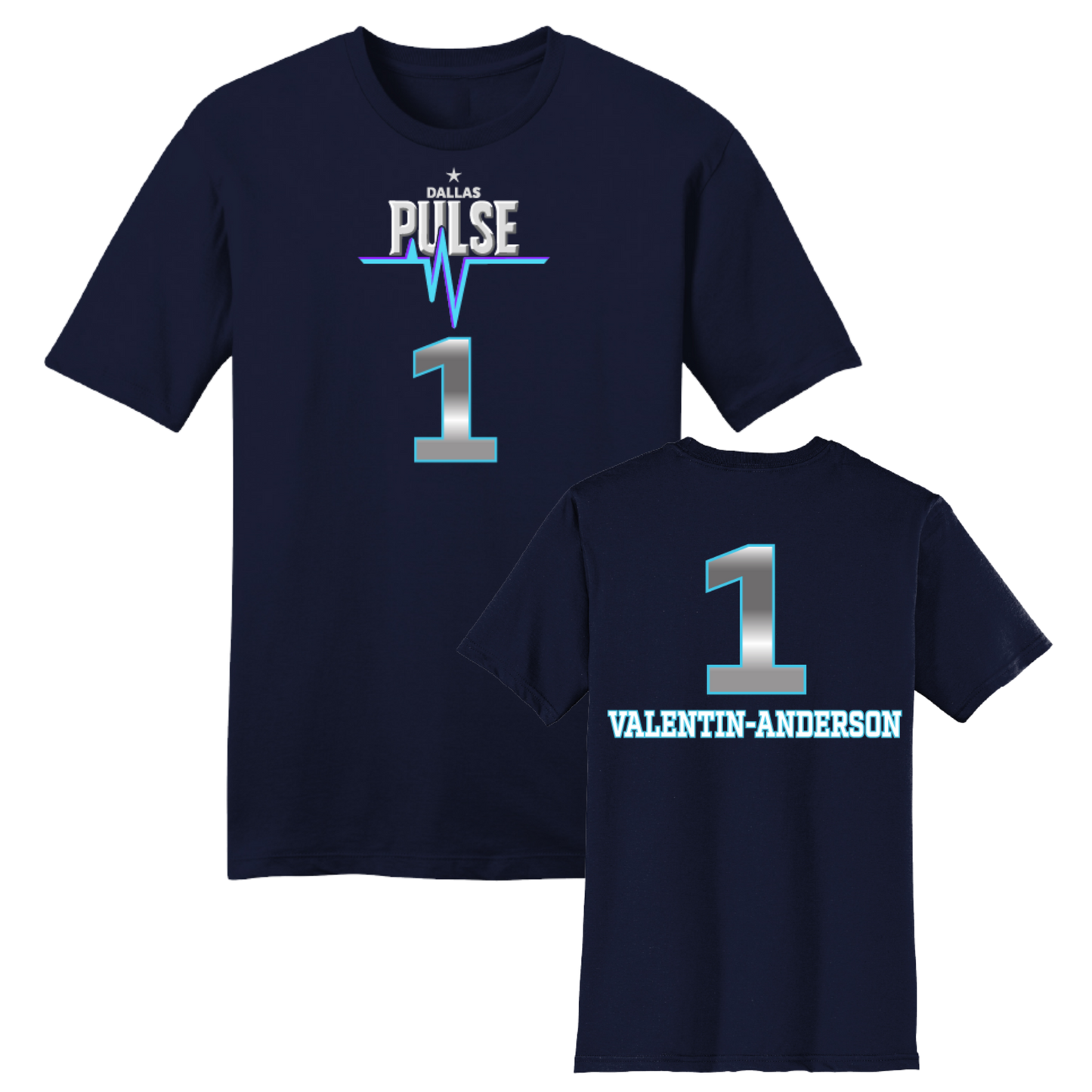 Dallas Pulse Jersey T-Shirt - Valentin Anderson