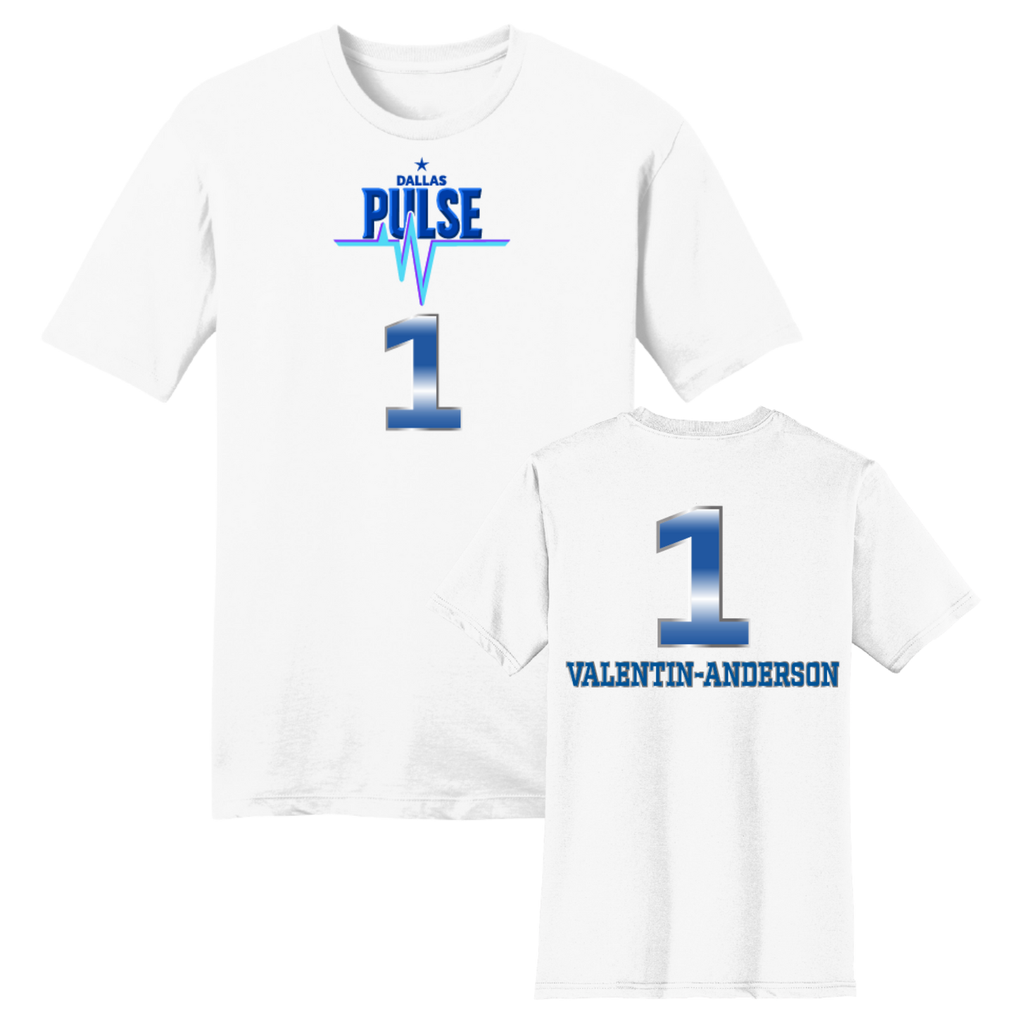 Dallas Pulse Jersey T-Shirt - Valentin Anderson