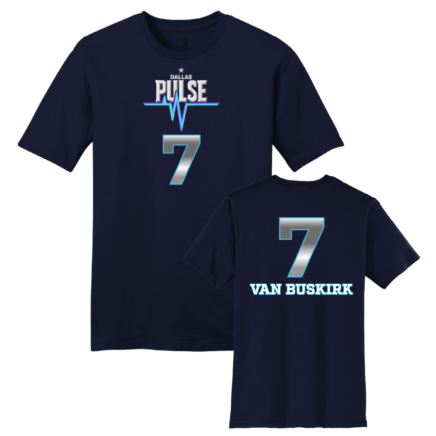 Dallas Pulse Jersey T-Shirt - Van Buskirk