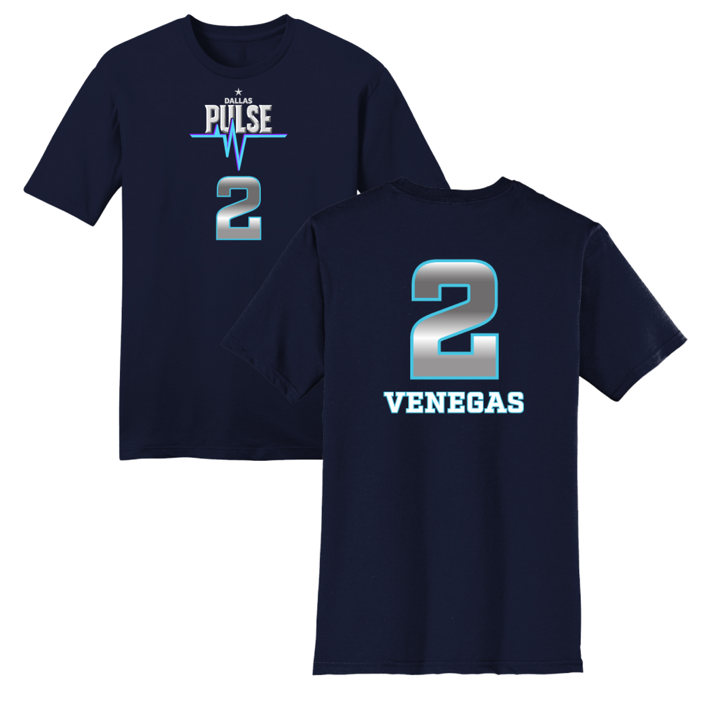 Dallas Pulse Jersey T-Shirt - Venegas
