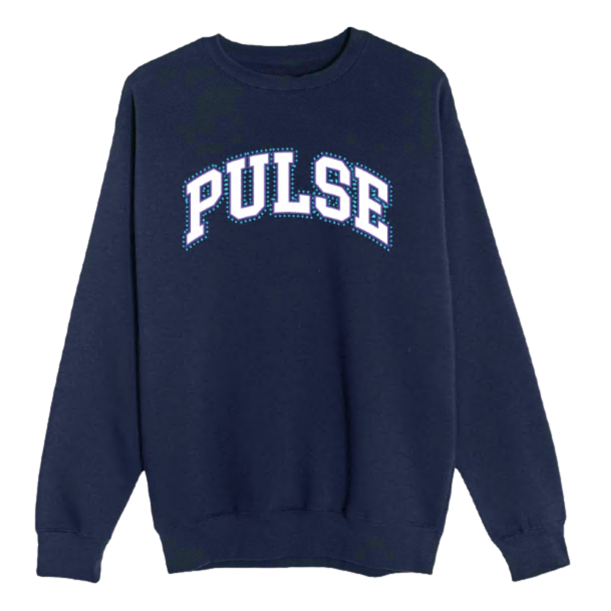 Dallas Pulse Outline Spangle Crewneck