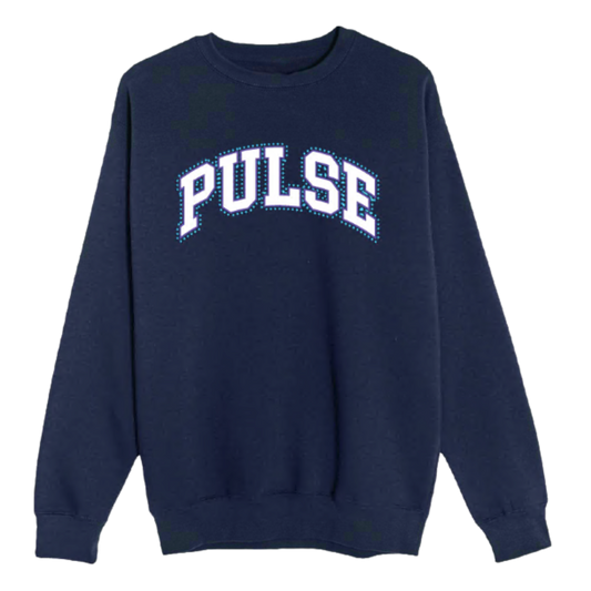 Dallas Pulse Outline Spangle Crewneck