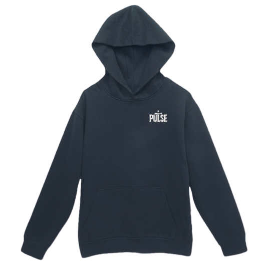 Dallas Pulse Oversized Embroidered Wordmark Hoodie Navy
