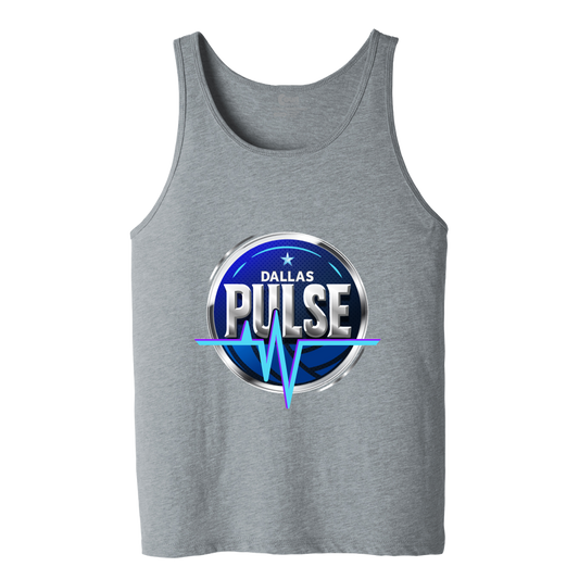 Dallas Pulse Primary Logo Tank Athletic Heather