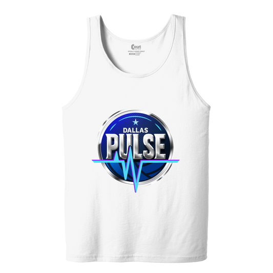 Dallas Pulse Primary Logo Tank White
