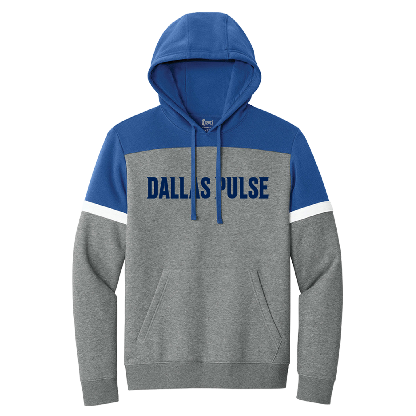Dallas Pulse Sideline Colorblock Wordmark Hoodie True Royal
