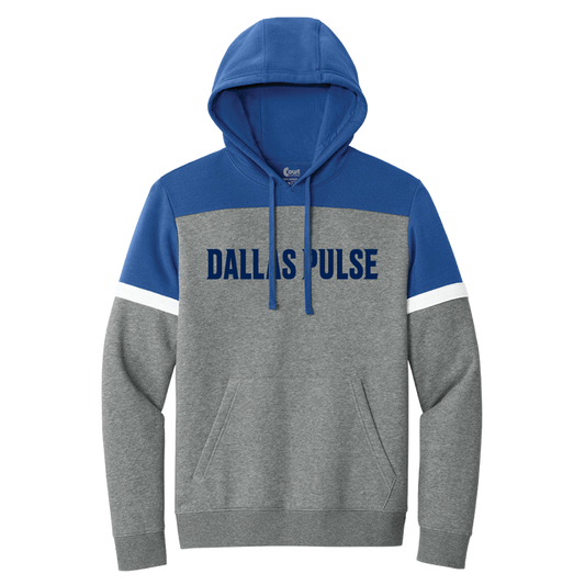 Dallas Pulse Sideline Colorblock Wordmark Hoodie True Royal