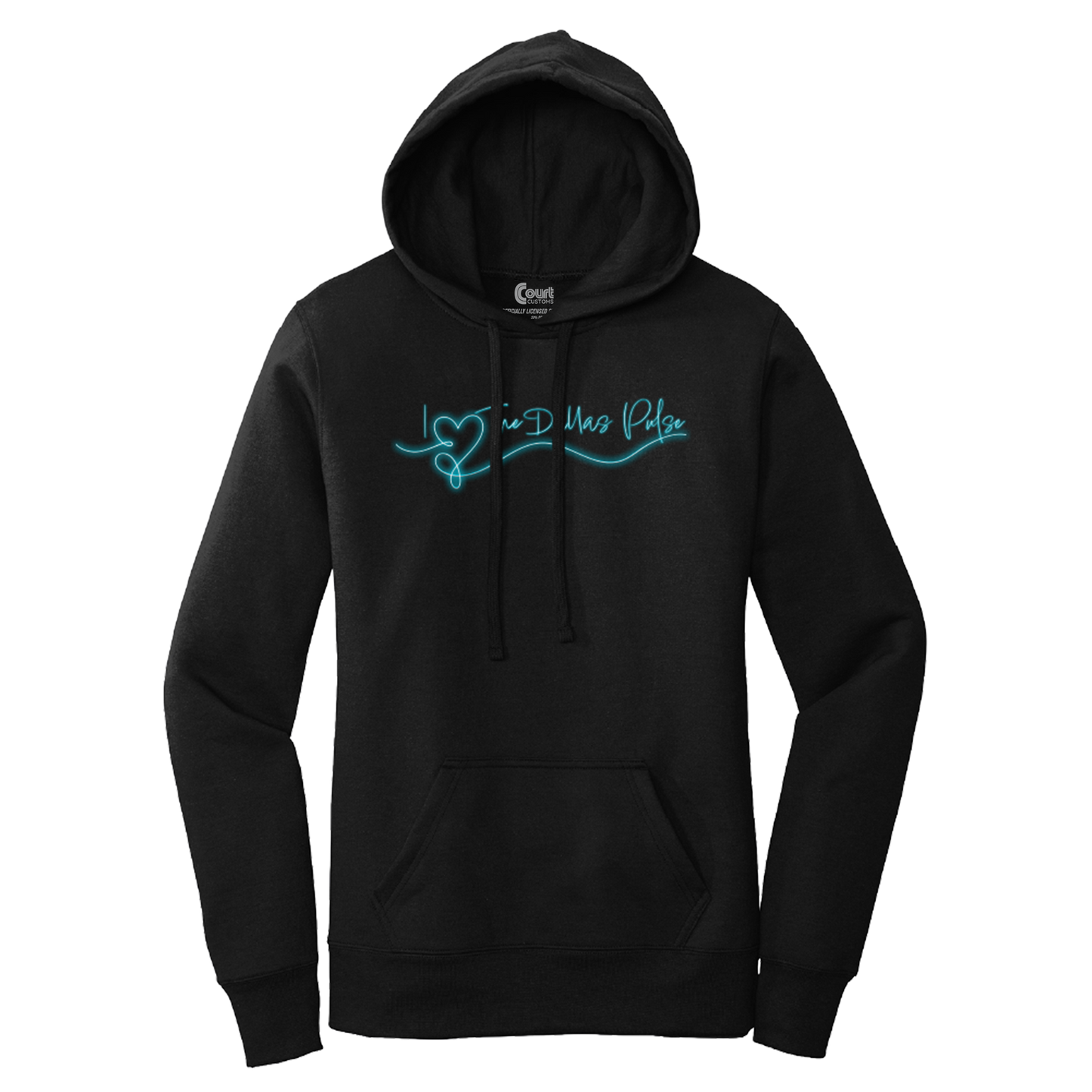 Dallas Pulse Womens I Love the Pulse Hoodie