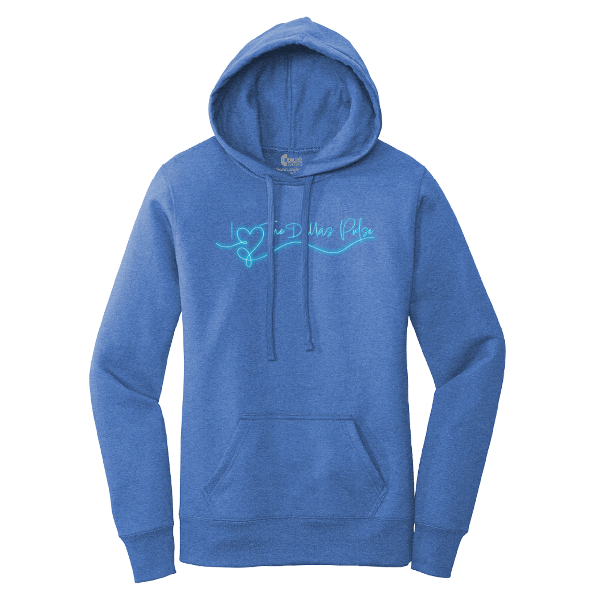 Dallas Pulse Womens I Love the Pulse Hoodie