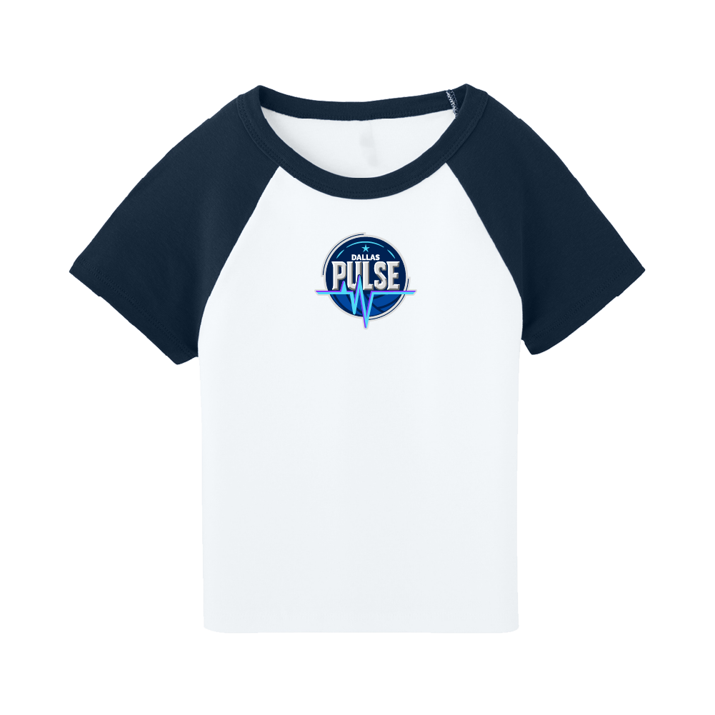 Dallas Pulse Womens Logo Raglan T-Shirt