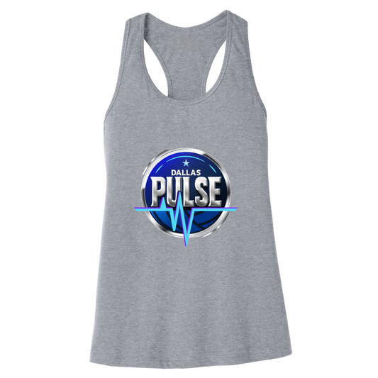 Dallas Pulse Womens Primary Logo Tank Athletic Heather