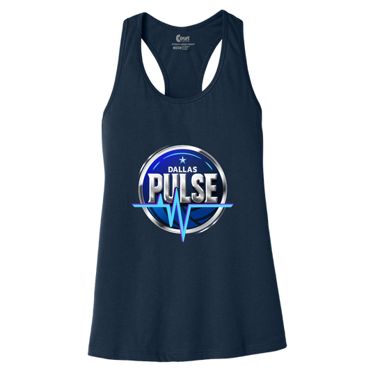 Dallas Pulse Womens Primary Logo Tank Navy