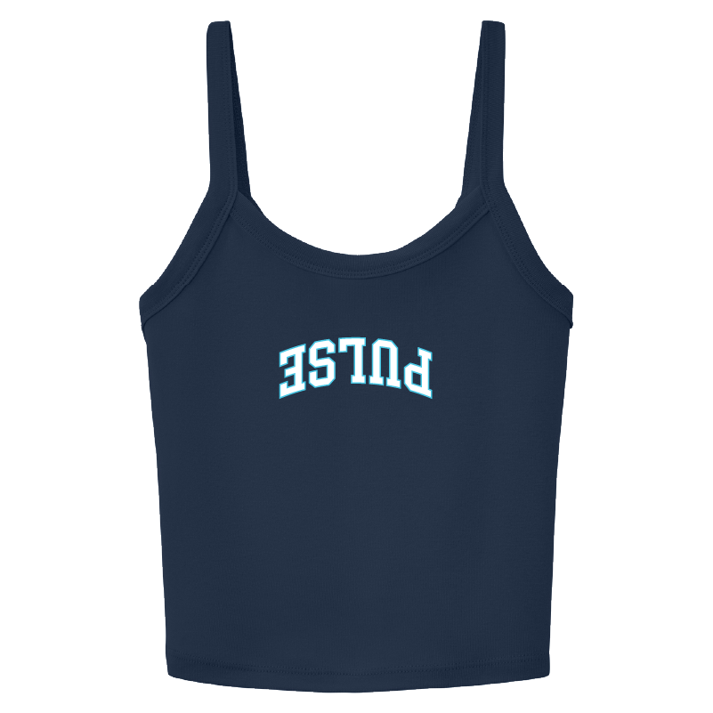 Dallas Pulse Womens Upside Down Tank Navy