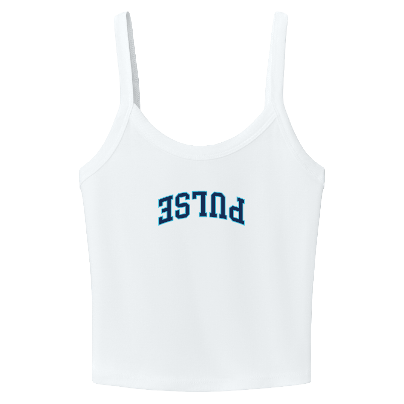Dallas Pulse Womens Upside Down Tank White