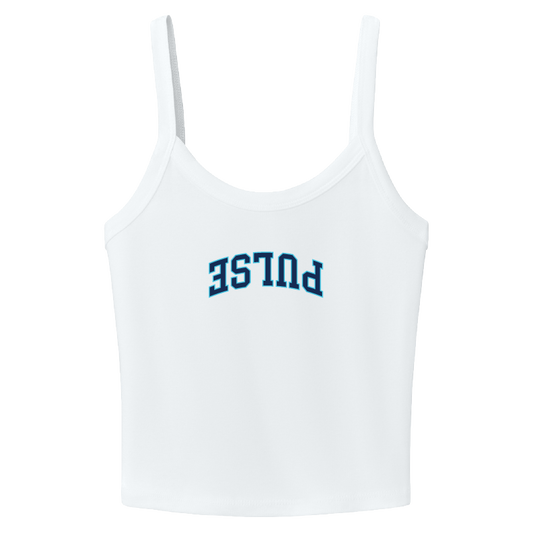 Dallas Pulse Womens Upside Down Tank White
