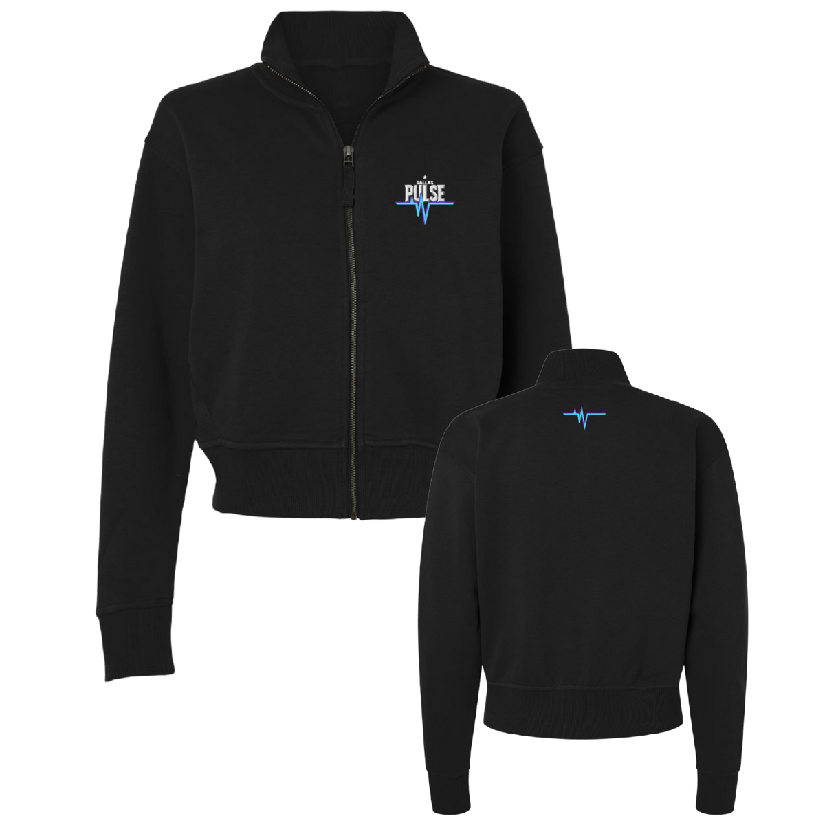 Dallas Pulse Womens Wordmark Full-Up Jacket